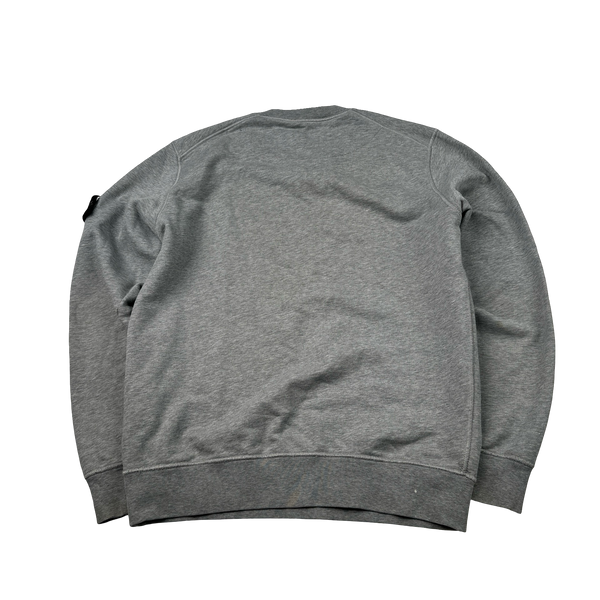 Stone Island 2020 Grey Crewneck Sweatshirt - Medium