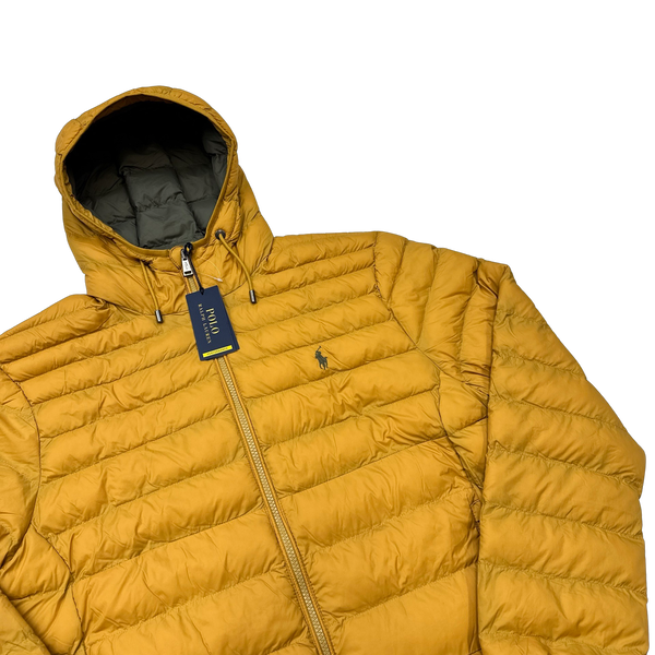 Ralph Lauren Yellow Padded Puffer Jacket - Medium & Large