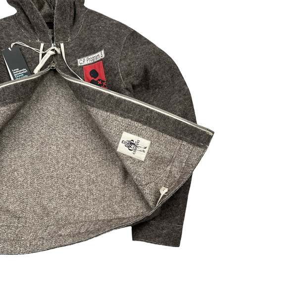 CP Company Program 3 Felted Wool Hooded Jacket - XS - Small