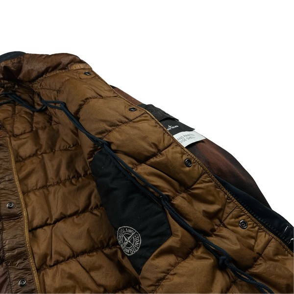Stone Island Raso Hand Painted Tortoise Shell Camo Field Jacket -Medium