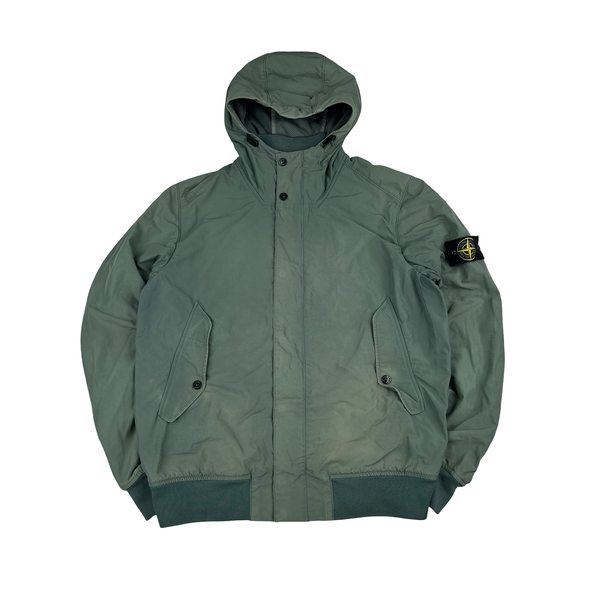 Military Green Stone Island Micro Reps Primaloft Clothing Stone