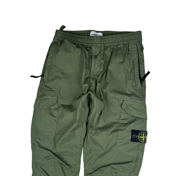 Stone Island 2020 RE T Green Cargo Trousers - 32"