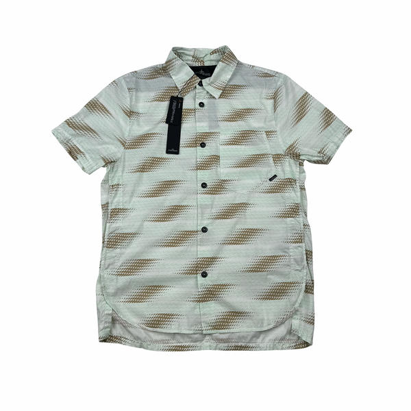 Stone Island 2016 Shadow Project Patterned Shortsleeve Buttoned Shirt - Small