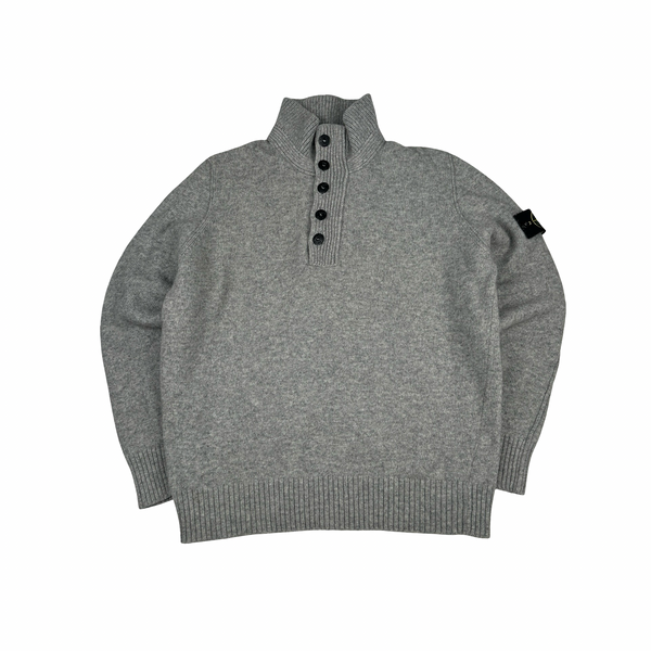 Stone Island 2012 Grey High Neck Pullover Knit - XL