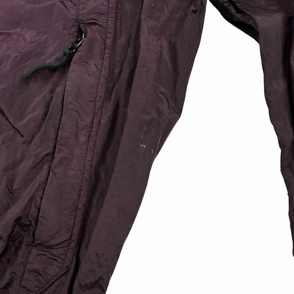 Stone Island 2018 Plum Purple Nylon Metal Watro Hooded Jacket - Large