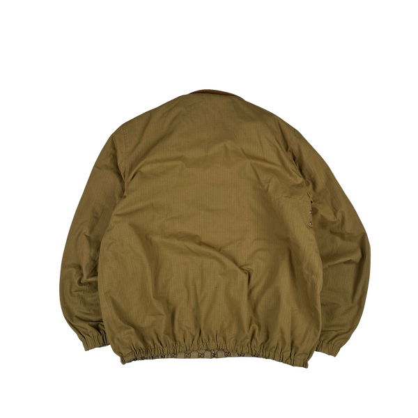 Gucci Monogram Reversible Canvas Collared Jacket - Large