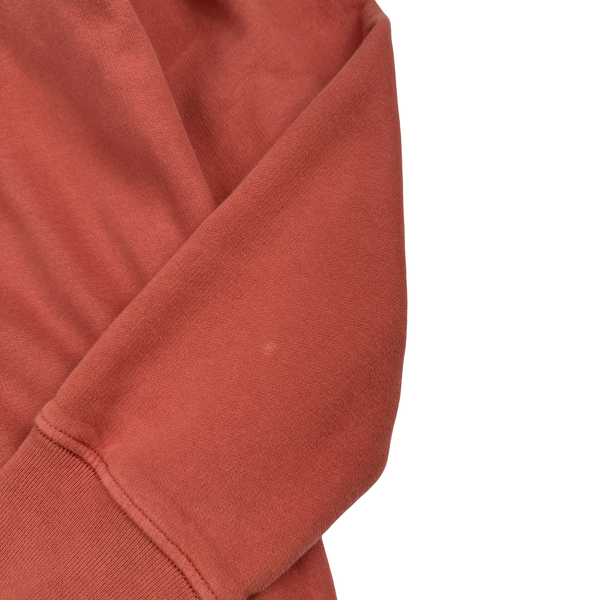 Stone Island 2019 Orange Cotton Crewneck - Large