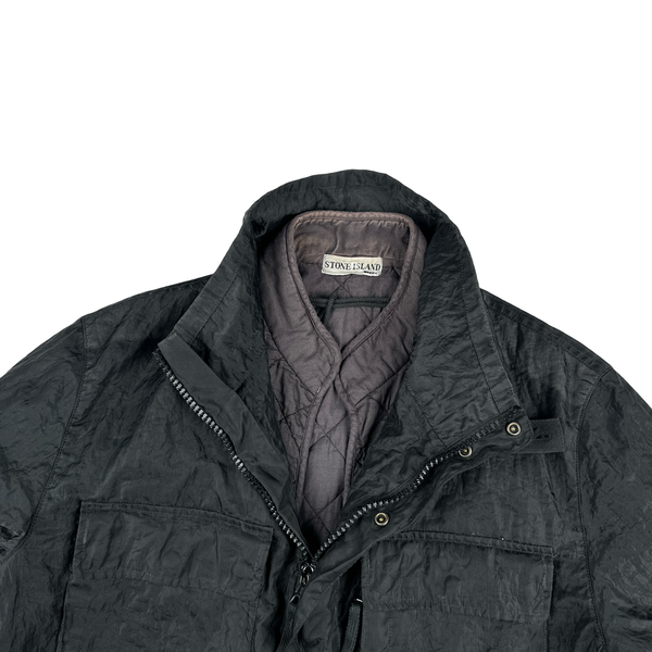 Stone Island 2002 Black Monofilament Duel Layer Mesh Jacket - XL