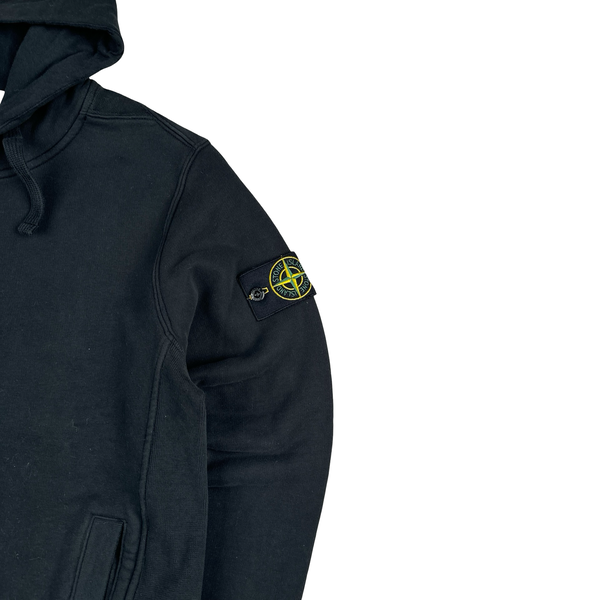 Stone Island 2024 Black Pullover Hoodie - Small