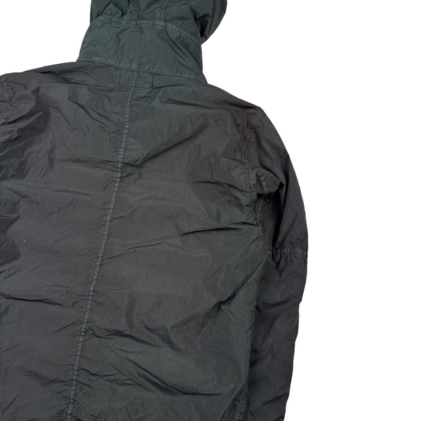 Stone Island Charcoal Garment Dyed Crinkle Reps NY Jacket - Small