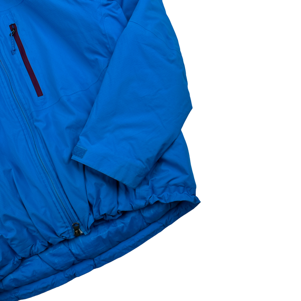 North Face Summit Series Blue Hyvent Alpha Hooded Jacket - Large