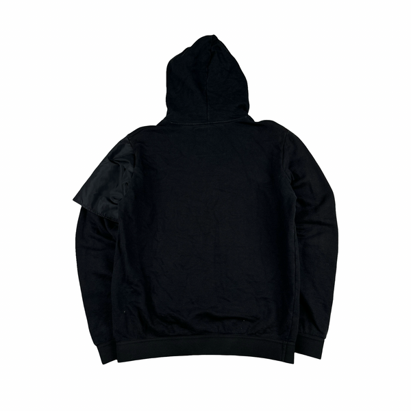 Nemen Black Nylon Pocket Hoodie Jumper - Small