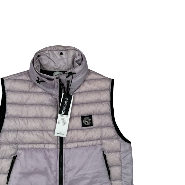 Stone Island 2022 Pink Soft Shell-R Gilet - Small