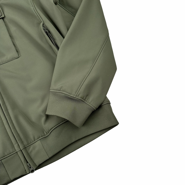 CP Company Khaki Face Mask Soft Shell Jacket - 3XL