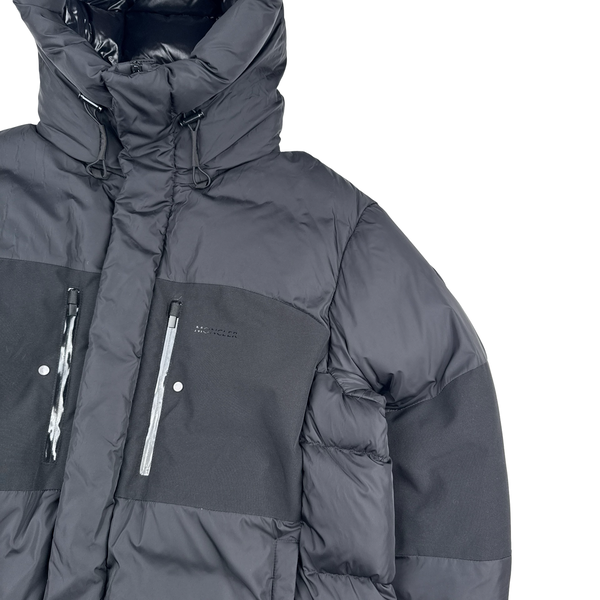Moncler Bodri Giubbotto Black Down Filled Jacket - Large