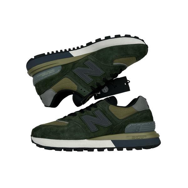 Stone Island x New Balance 574 Legacy Trainers - 8.5