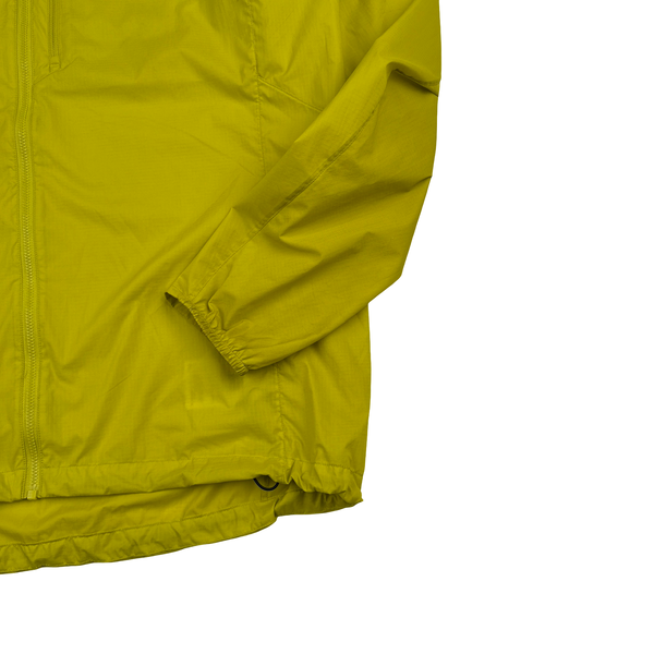 Arcteryx Yellow Squamish Hoody Lightweight Zipped Jacket - Large