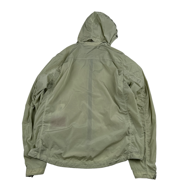 CP Company Mint Green Chrome Goggle Jacket - Large