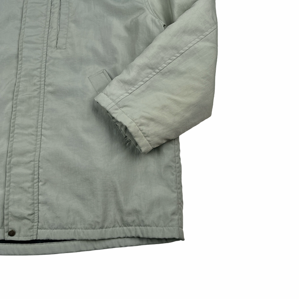CP Company 1995 Thick Nylon Formula Steel Vintage Fleece Lined Hooded Jacket - XL