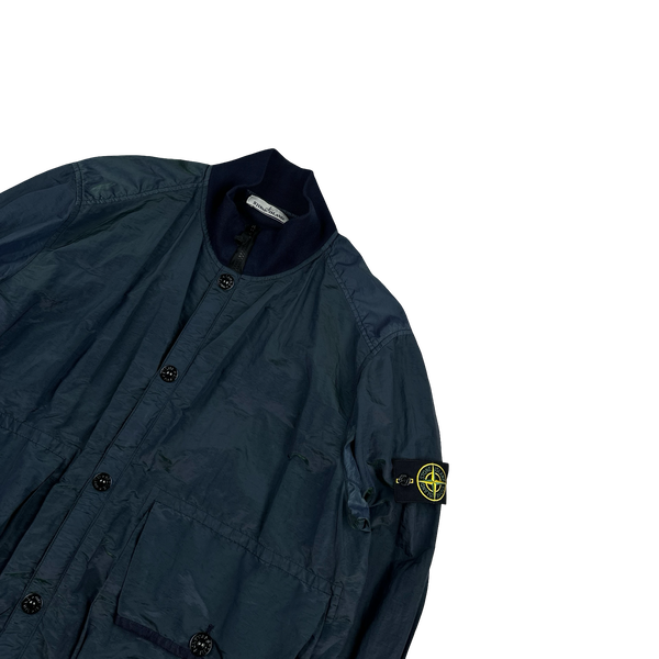 Stone Island 2017 Blue & Green Nylon Metal Colour Weft Jacket -  XXL