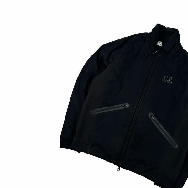 CP Company Black Pro Tek Hooded Jacket - Large