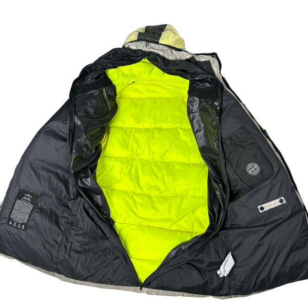 Stone Island 2016 Resin-T Shell Down Puffer Ice Jacket - Medium