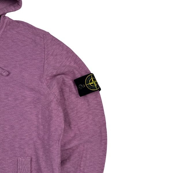 Stone Island 2020 Pink Knit Hoodie - Medium
