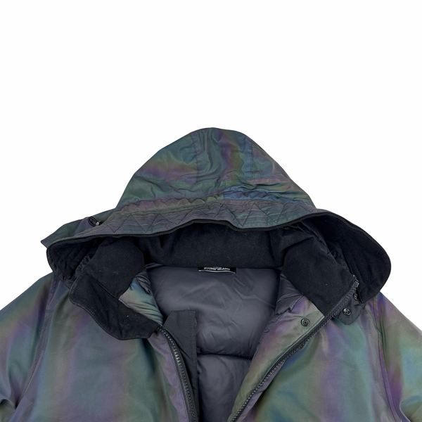 Stone Island 2018 Reflective Scarabeo Down Parka Jacket - XL
