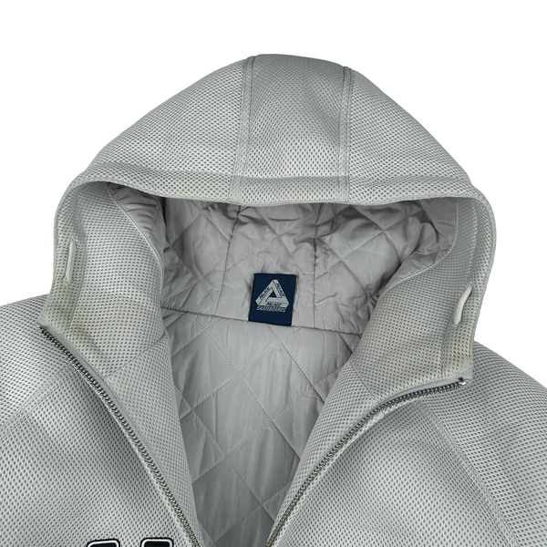 Palace Arctic Grey Mesher Fleece Jacket - Large