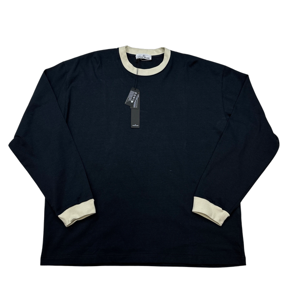 Stone island hotsell jumper cream