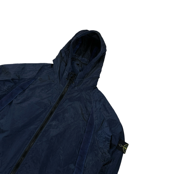 Stone Island 2010 Nylon Metal Shimmer Navy Jacket - XXL