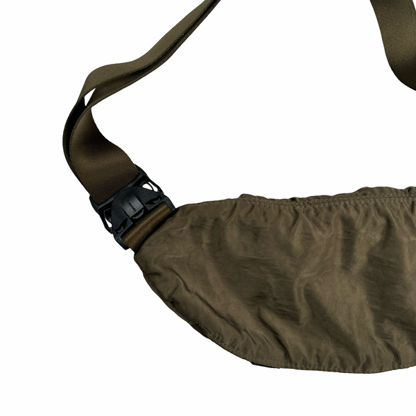 CP Company Khaki Nylon Lens Viewer Cross Body Bag
