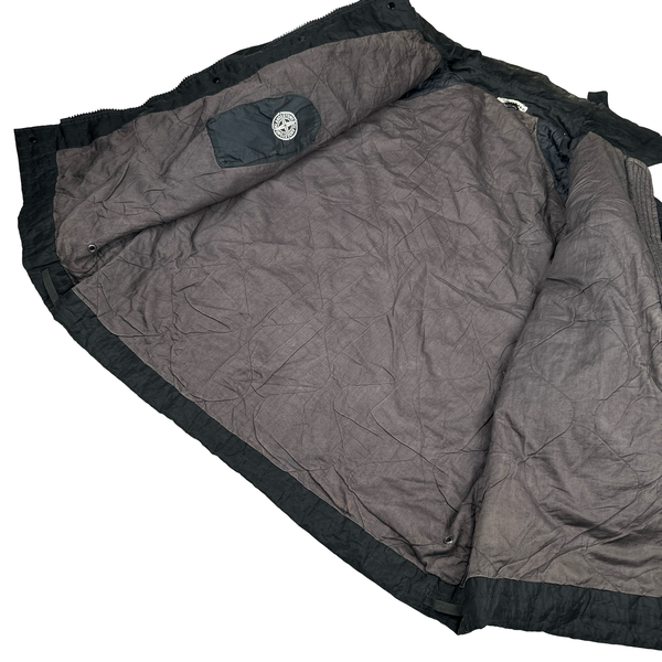 Stone Island 2001 Black Monofilament Mesh Jacket - XL