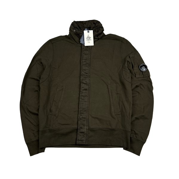 CP Company Khaki Lens View Cotton Zipped Lens Viewer - Large