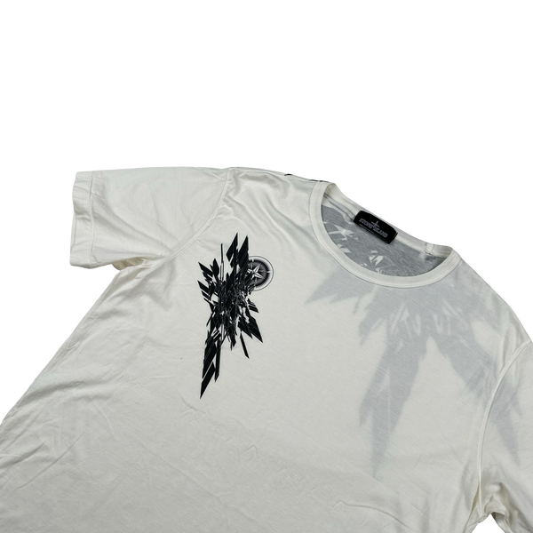 Stone Island Shadow Project Graphic Long Sleeve T Shirt - Large