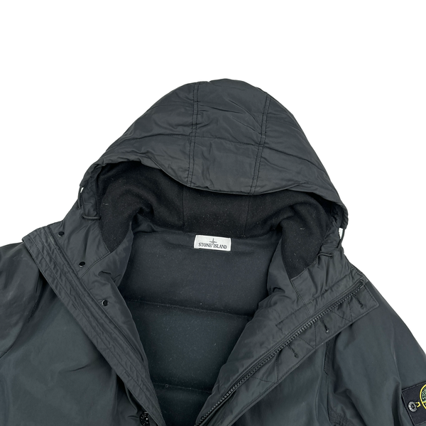 Stone Island 2016 Black Down Filled Hooded Winter Jacket - XXL