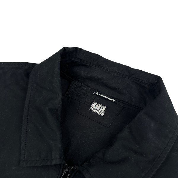 CP Company Black Cotton Lens View Overshirt - Medium