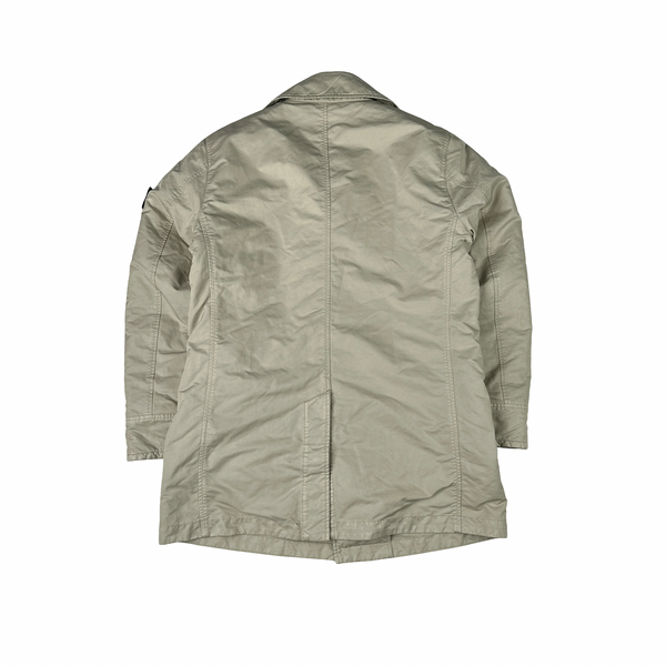 Stone Island 2022 Beige David TC Primaloft Lined Trench Coat Jacket - Large