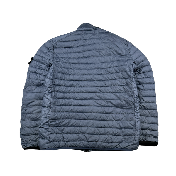 Stone Island 2022 Blue Loom Woven Chambers R Nylon Down TC Jacket - Medium
