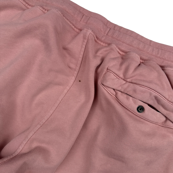 Stone Island 2021 Pink Cotton Pocket Joggers - XL