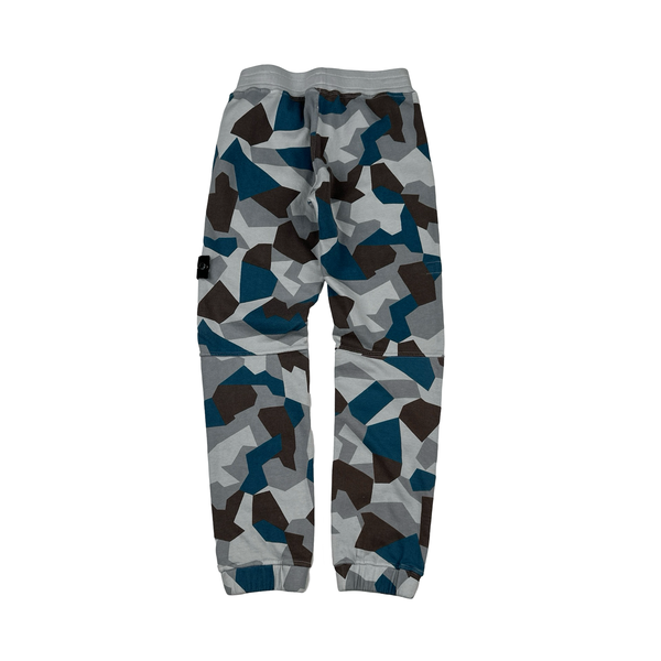 Stone Island Junior Pattern Cotton Joggers - Age 8