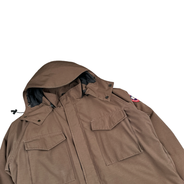 Canada Goose Brown Premium Down Constable Parka Jacket - Medium