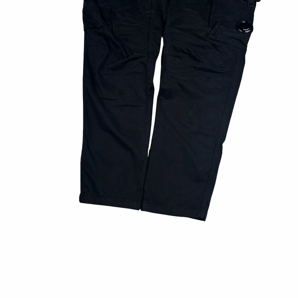 CP Company Black Ergonomic Fit Cargo Trousers - XXL