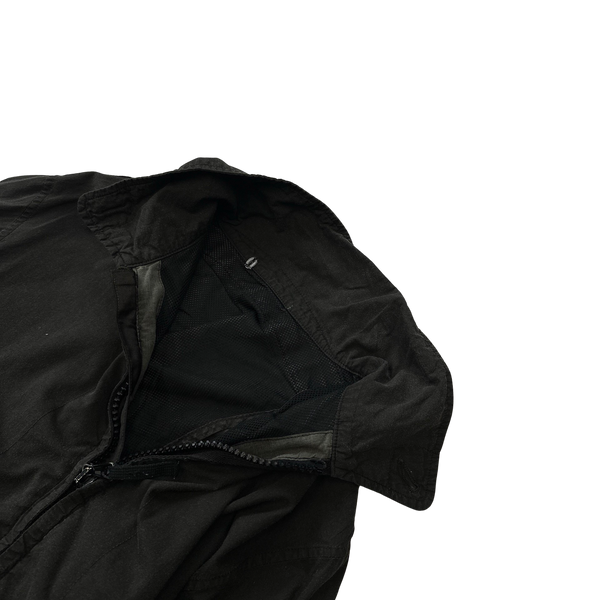 Stone Island Cotton Resin Coated Zipped Jacket - Medium