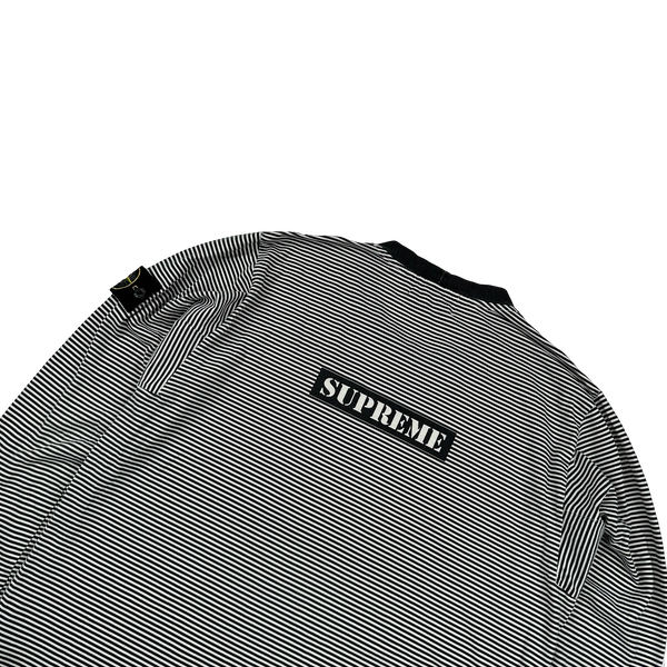 Supreme × Stone Island L/S Top Black S Supreme Stone L/S Top ロンt