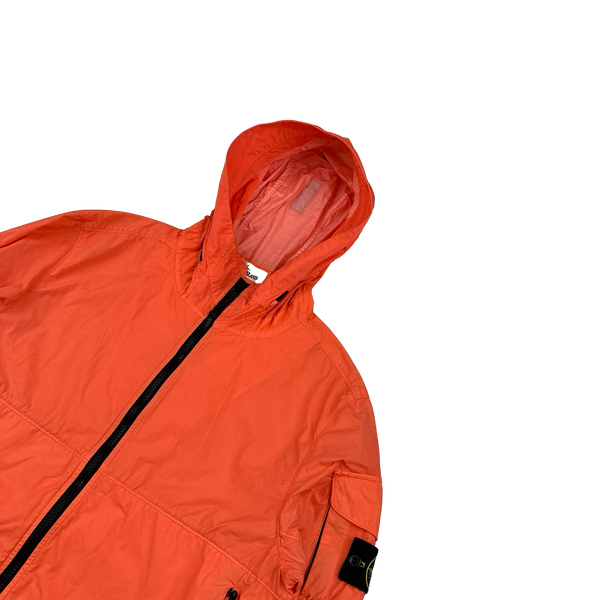 Stone Island 2022 Coral Naslan Light Watro TC Hooded Jacket - Medium