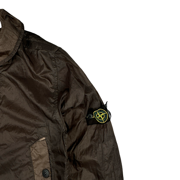 Stone Island 2006 Brown Paul Harvey Hyperlight Nylon Jacket - Medium