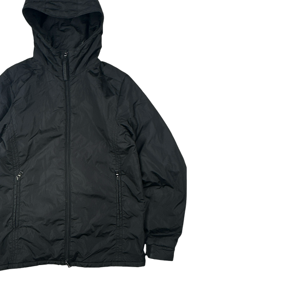 Prada Black Red Tab Packable Bag Nylon Windbreaker Jacket - Large