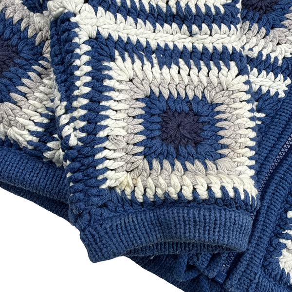 Supreme Thick Hand Woven Crochet Knit Knitted Jumper - Large