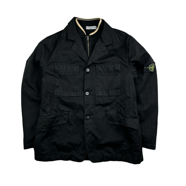 Stone Island 2005 Black Dutch Rope Cotton Jacket - XL